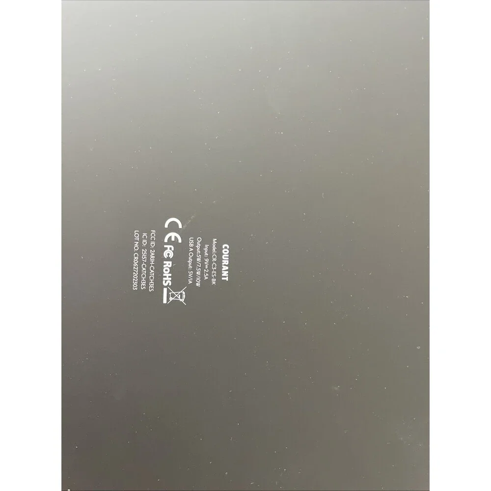 READ Courant Catch:3 Essentials Belgian Linen Wireless Charger & Valet Tray